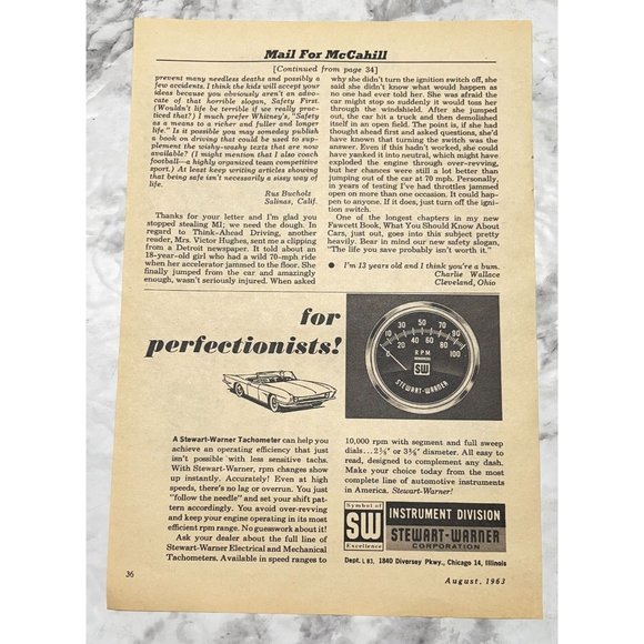 AC Spark Plugs Print Ad Vintage 1963 General Motors GM Gasoline Power - Picture 3 of 6